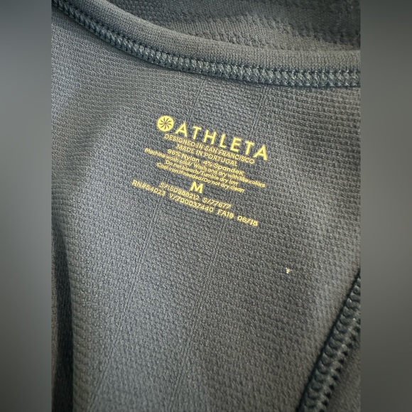 ATHLETA Speedlight Seamless Racerback Tank Top Running Shirt Blue Workout Yoga - Picture 10 of 10
